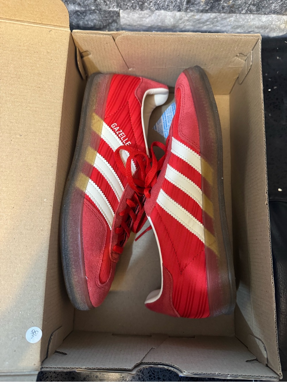 Adidas Gazelle Red/White Casual Sneakers